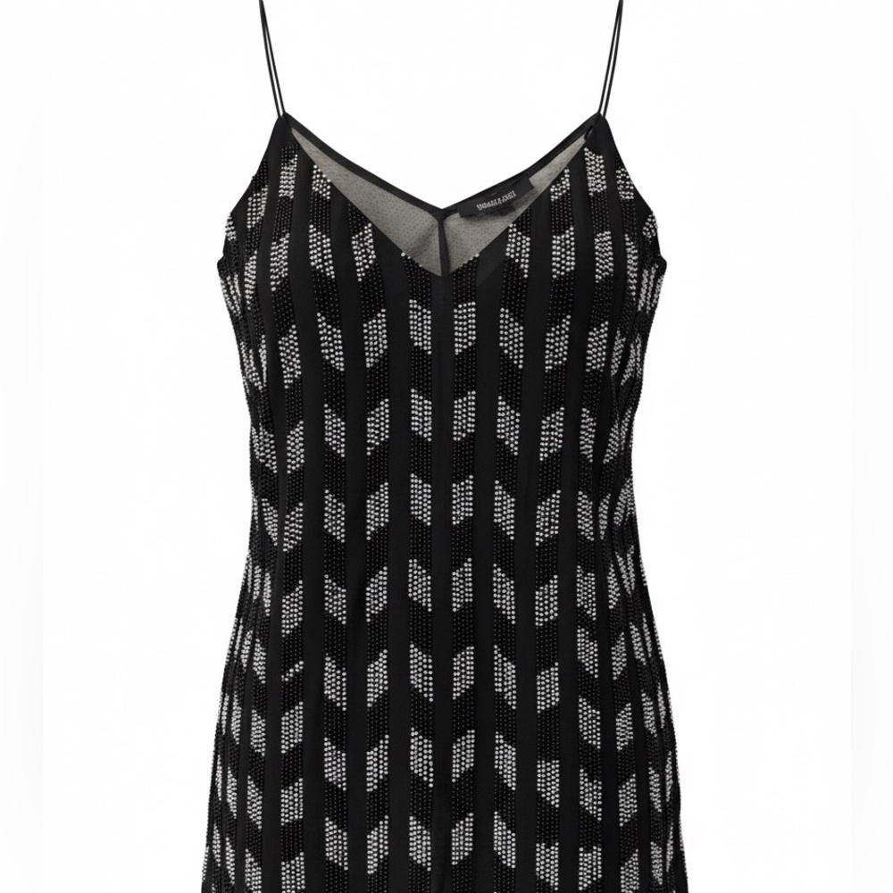 Cushnie et Ochs Black Sequin Chevron top Size 2